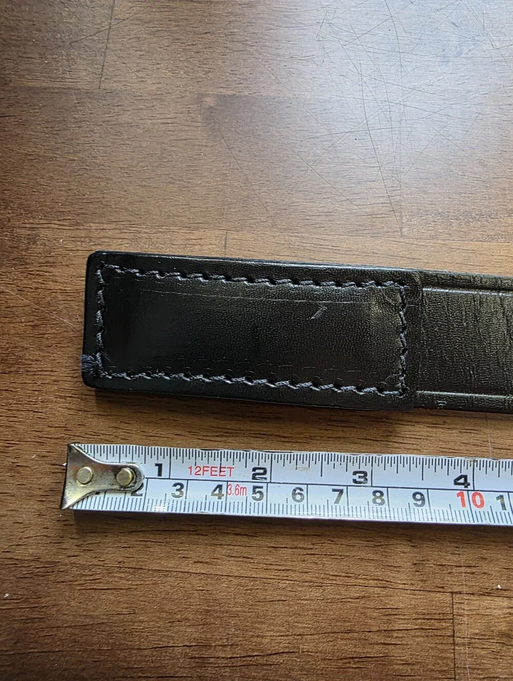 Red Kap Industries ZeroSkratch Leather Work Belt Black Size M Medium 34-38 USA